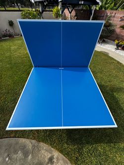 KETTLER German-Made Folding Ping Pong Table – Complete Set