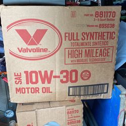 10w-30 Full synthetic Oil 3-5Quart bottles
