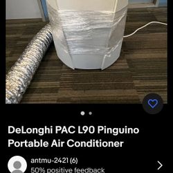 DeLonghi PAC L90 Pinguino Portable Air Conditioner