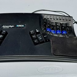 Kinesis Advantage 2 Ergonomic Keyboard Custom Cherry Blue Switches