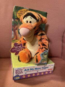 F isher Price Disney Winnie The Pooh Tigger Ask Me More Plush