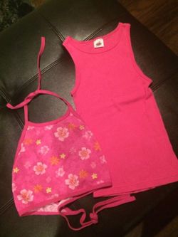 💗Two HOT PINK little girl tops💗