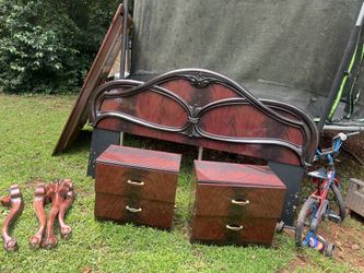 Bed Frame And Dresser 