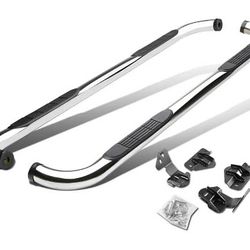 LA Zona Auto Parts 09 to 14 Ford F150 Extended Cab 3 inch chrome Nerf Bars Estribos Running Boards Cromados F-150