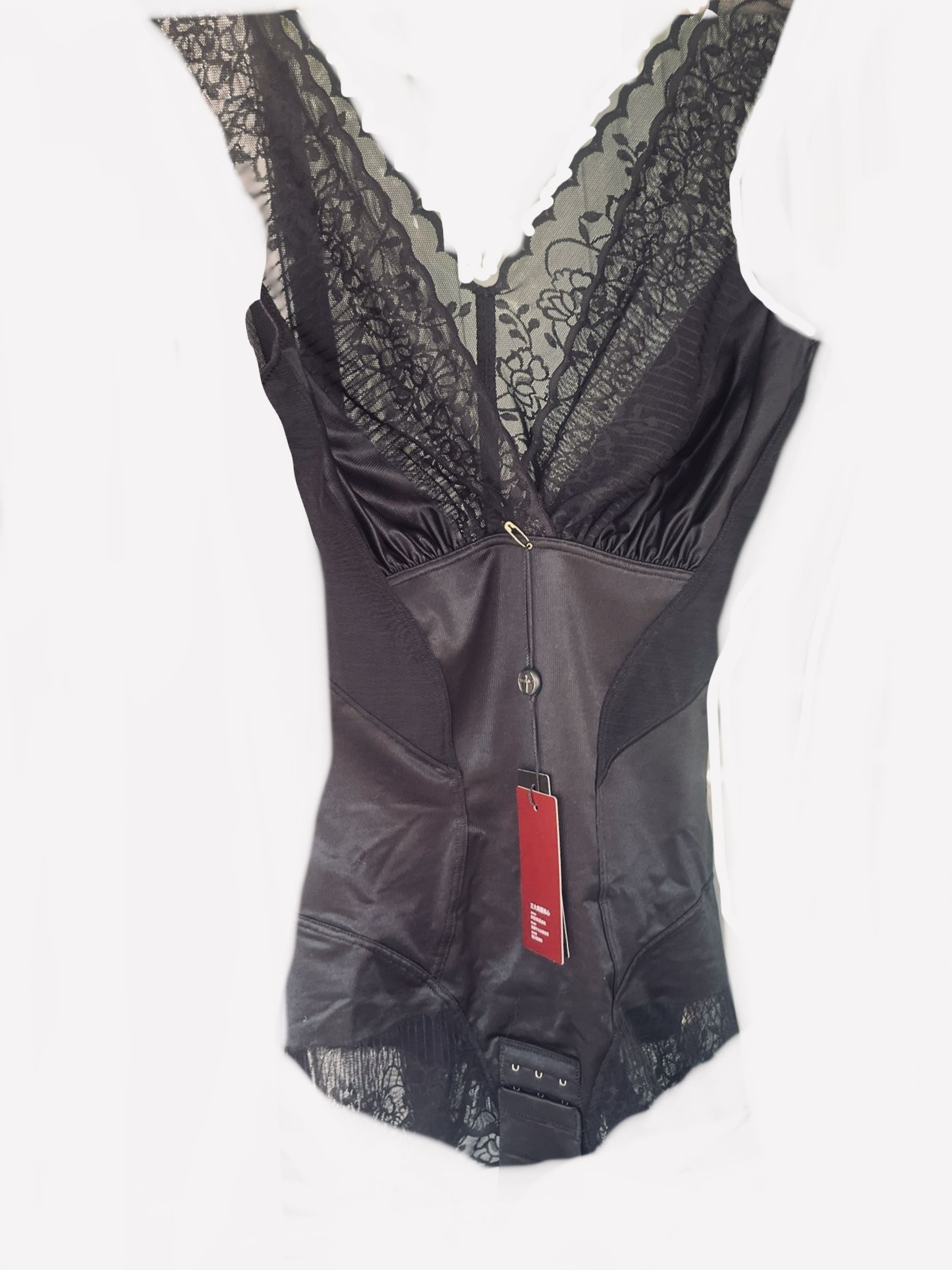 Black Lace Bodysuit Size 2 Xl