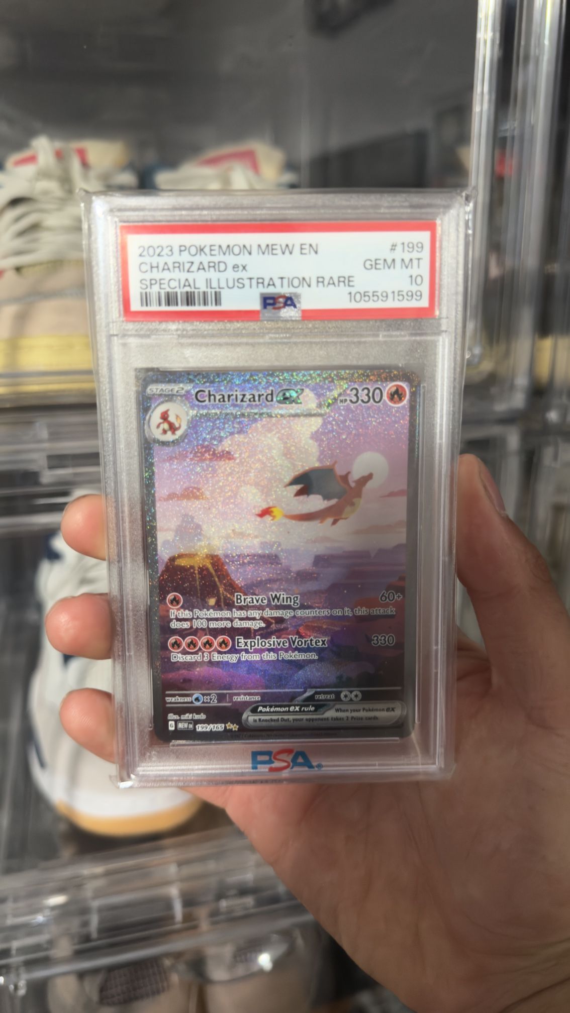 Pokemon Charizard Ex #199 PSA 10