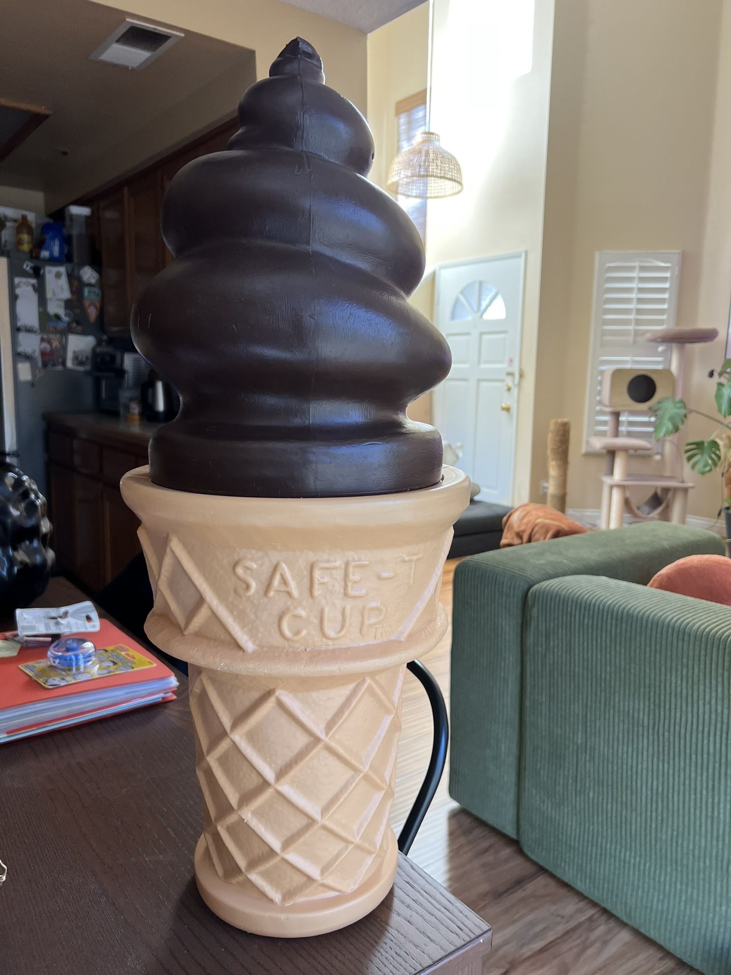 Vintage Plastic Ice Cream Come