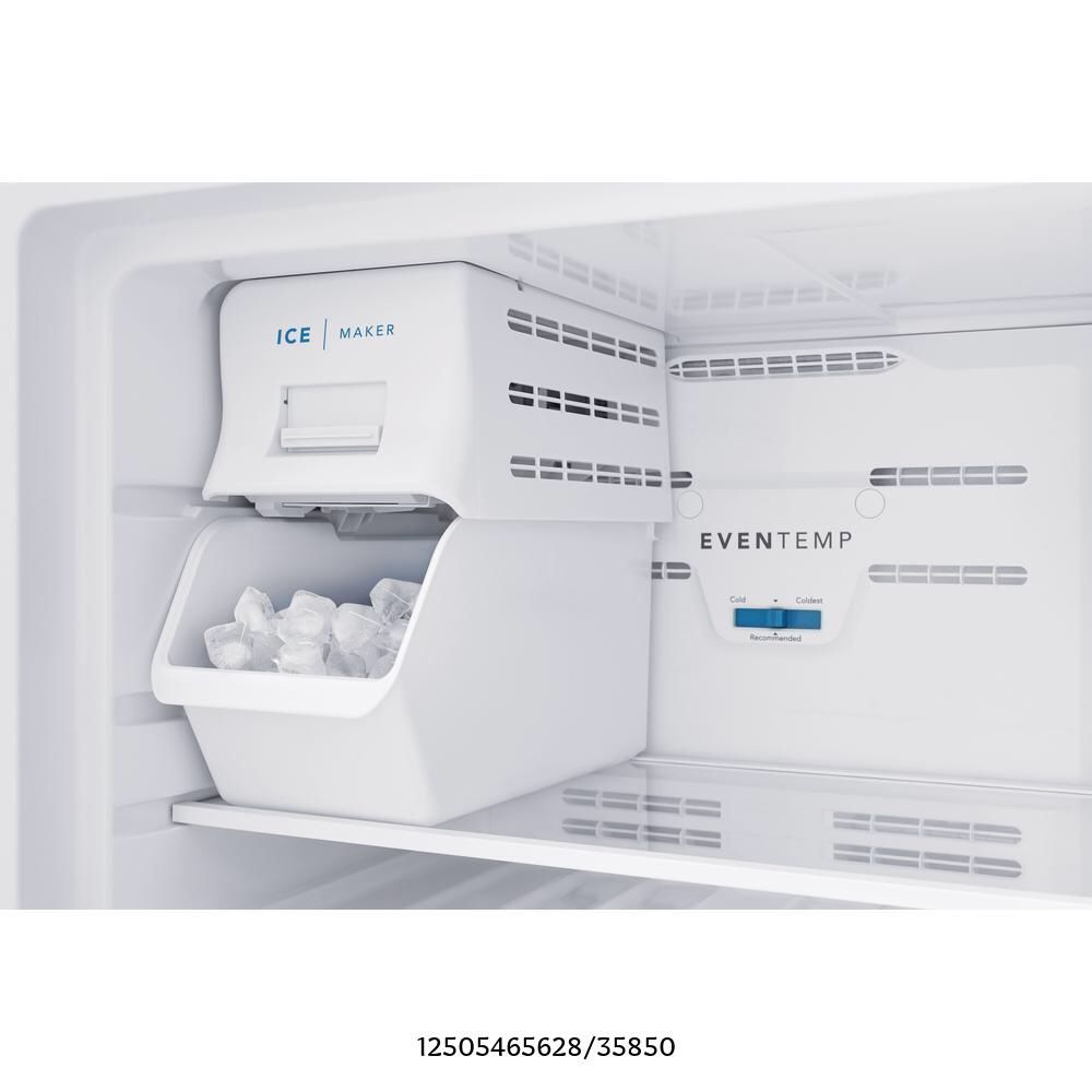 Frigidaire 8.25 in. Top Mount Refrigerator 5 lbs. Built-In Plastic Ice Maker Installation Kit in White - Slightly used