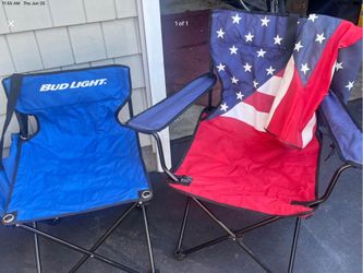 Folding Chairs (2) Of Them Nice Condition