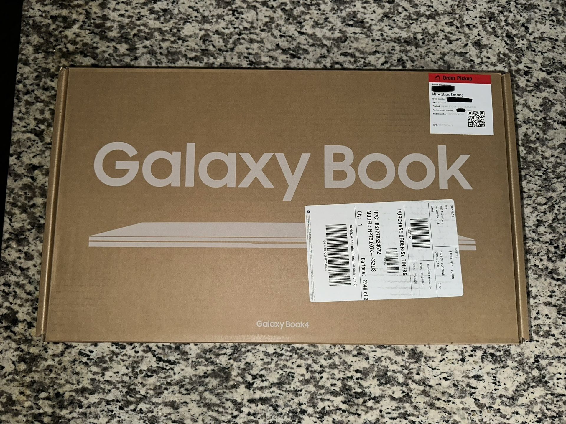 Samsung Galaxy Book 4 15.6”, Intel Core 7, 16GB RAM, 512GB SSD *UNDER RETAIL*