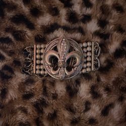 Silver Fleur de Lis Bracelet 