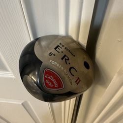Callaway Big Bertha ERC II forged titanium 8° driver. 