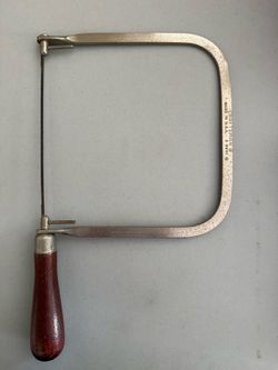 Vintage Craftsman Coping Saw - 6 1/2”. No 93541  USA