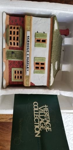 Heritage village collection scrooge and Marley