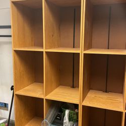 *reduced!* 2 Storage For Garage , Sturdy Wood , Great Size 