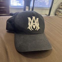 AMIRI Trucker Hat - Black/White
