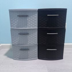 Portable Plastic Dressers!