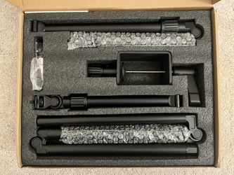 Overhead Camera Desk Mount Rig with 2 boom arms