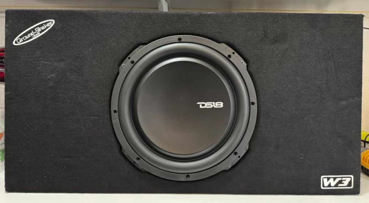 Subwoofer DS18 And Box Sallow +