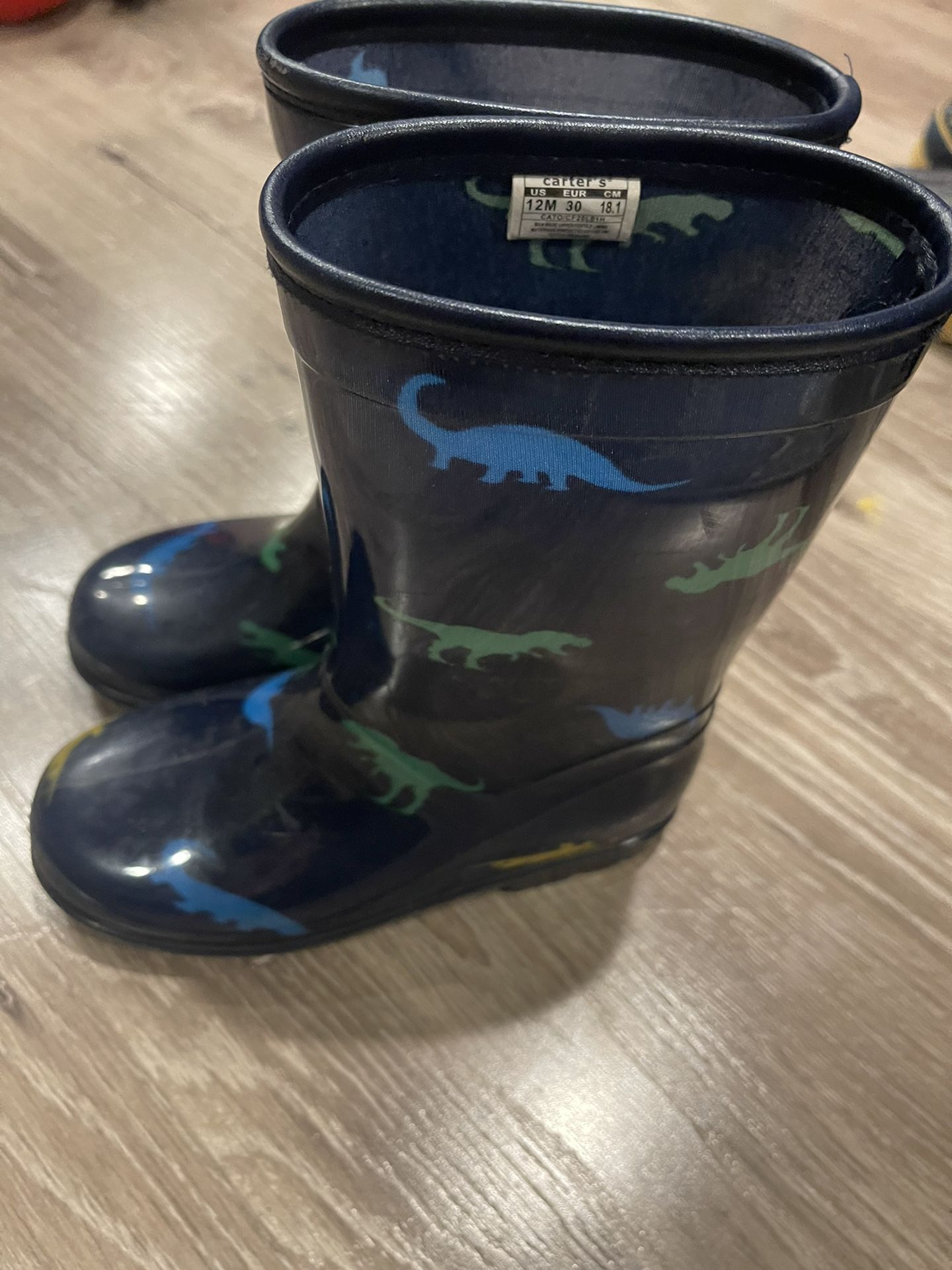 Boys Dino Rain Boots 