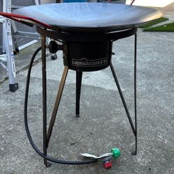 24” Industrial Wok And Burner 