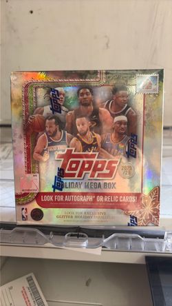 2025-26 Topps basketball holiday mega box