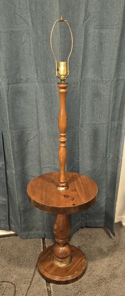 VINTAGE WOOD LAMP
