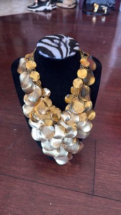 Gold plated necklace