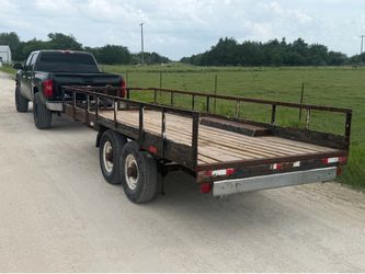 16ft flatbed utility trailer