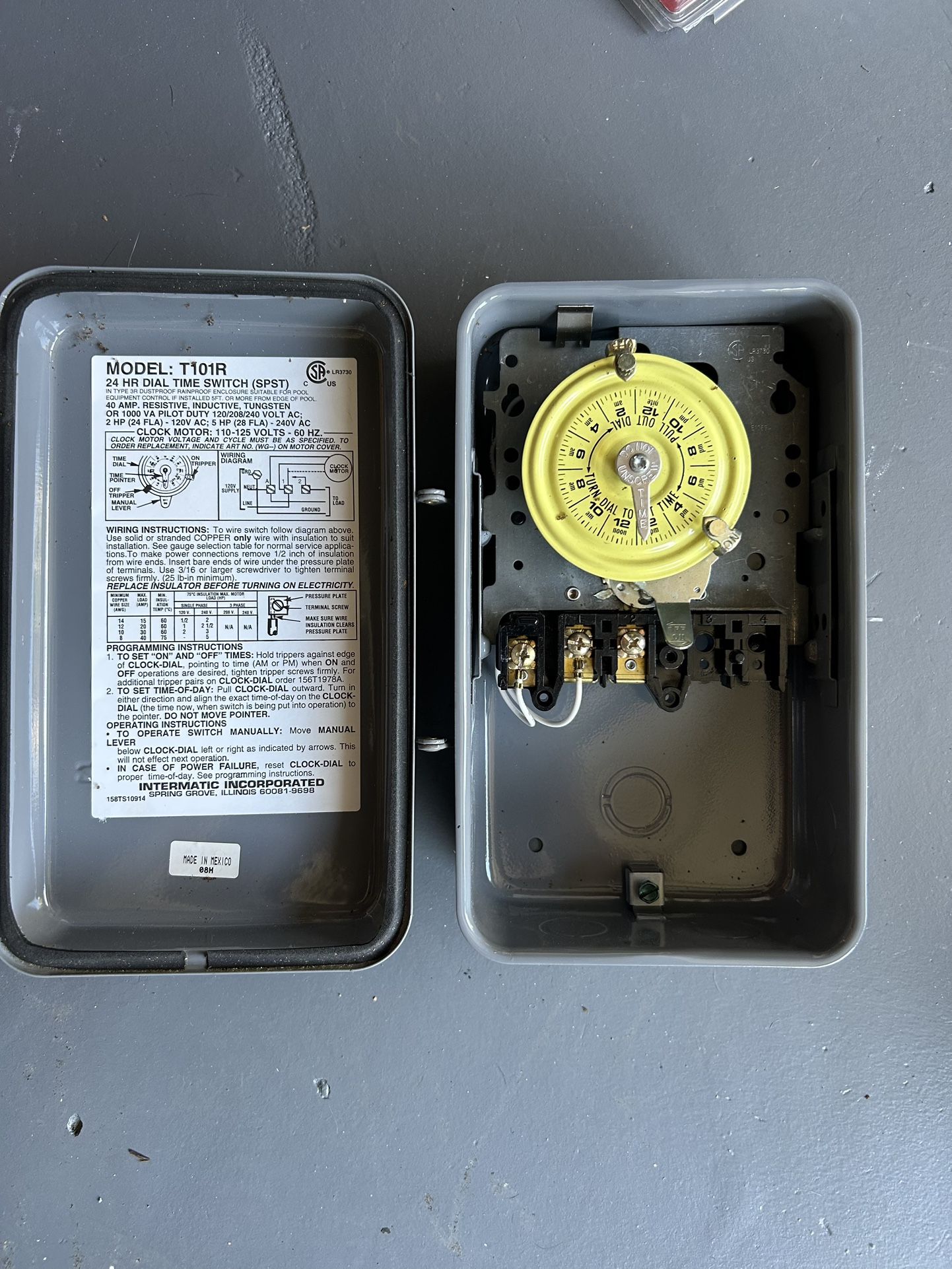 Intermatic Time Switch (exterior)