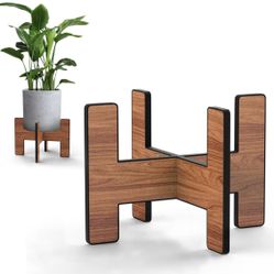 ASZUNE Wood Plant Stand Indoor,8 Inch 2Pack