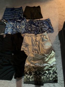 Bathing suits and shorts