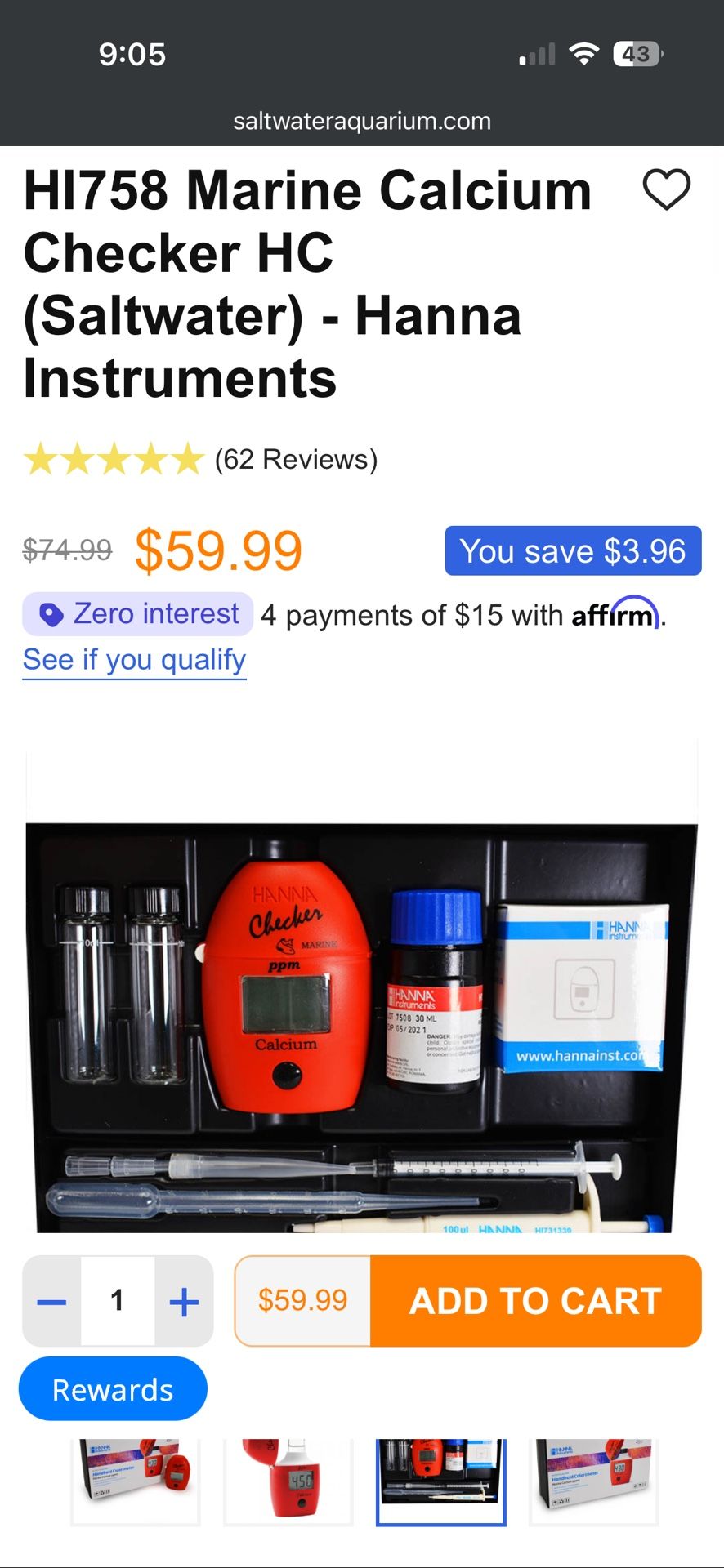 CALCIUM HANNA CHECKER 