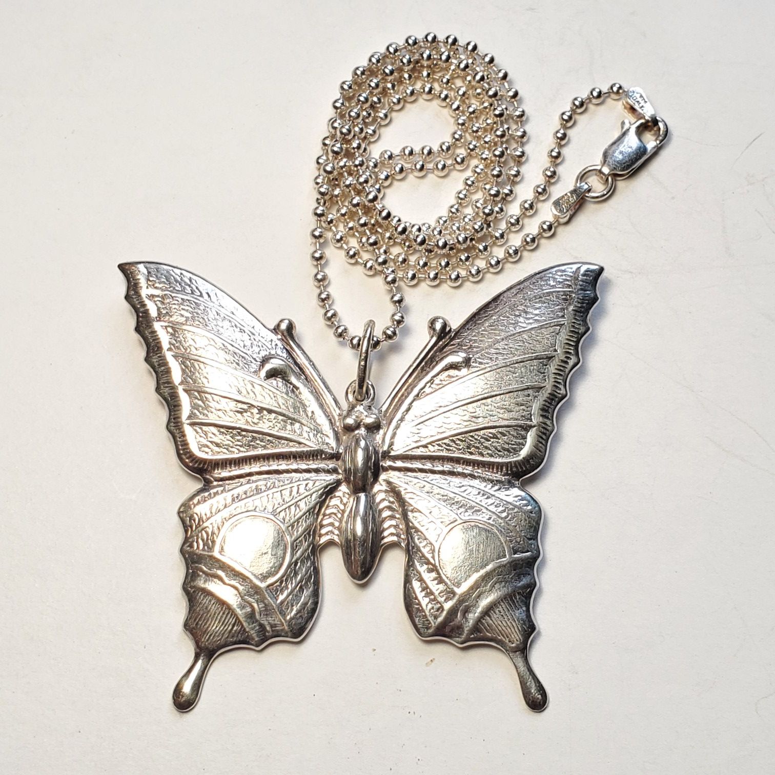 Sterling Silver Butterfly Necklace
