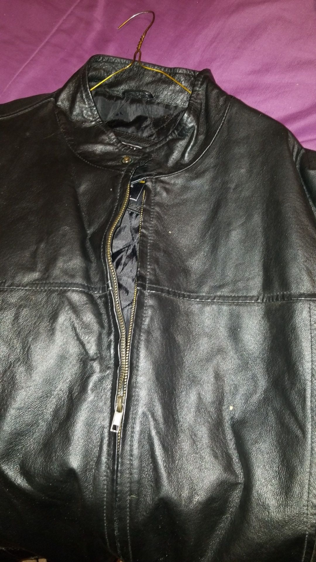 Premium leather jacket