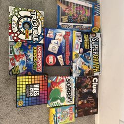 Board Games And Art Sets 