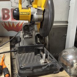 Dewalt DW872 Metal Chop Saw With Cold Cut Blade
