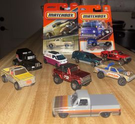 Hot Wheels/Matchbox/M2 Trucks Lot 1/64 