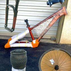 New Dirt Jumper Bike Frame And Parts Tubeless Sr Suntour