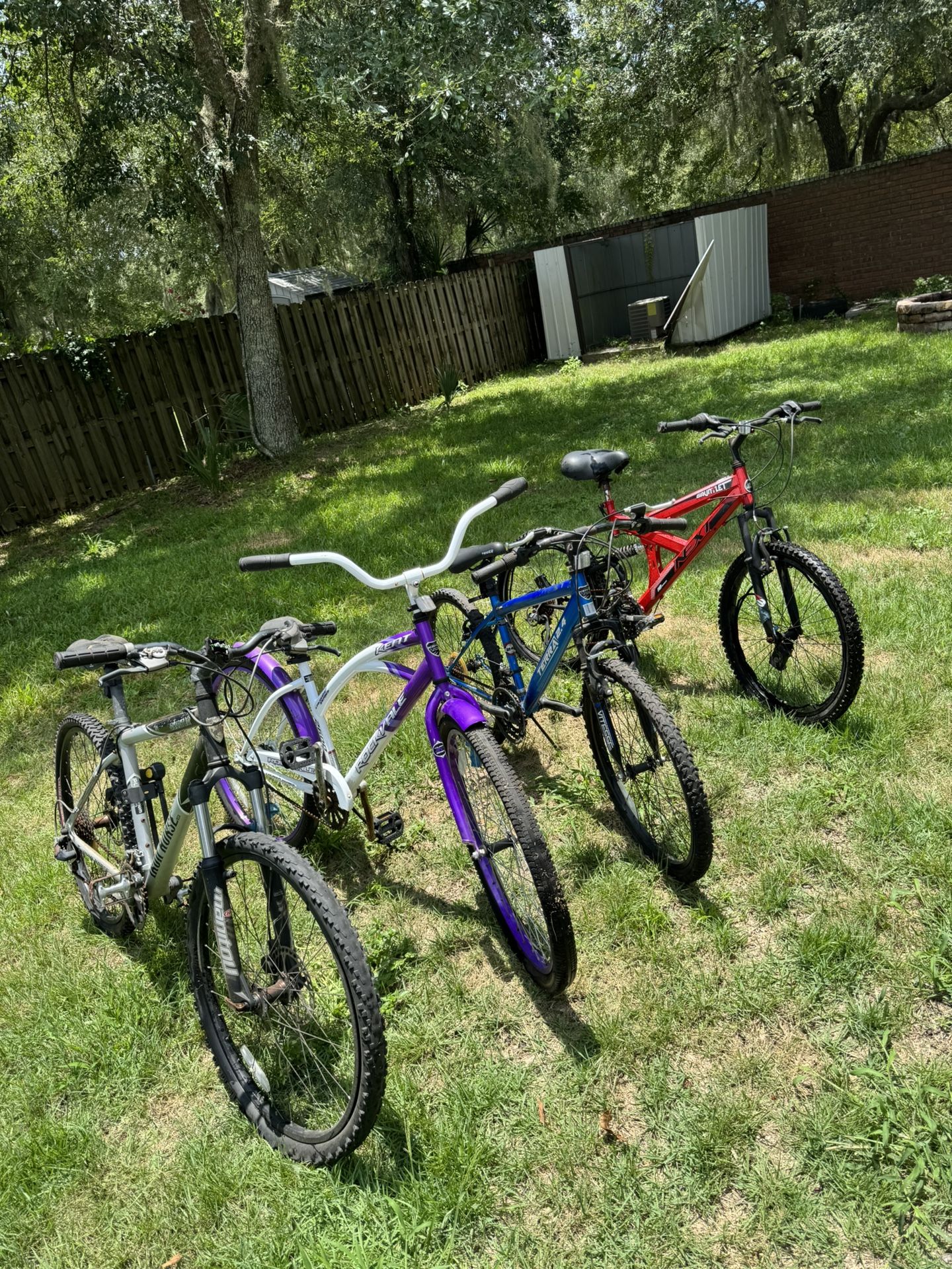 Four Used Bikes