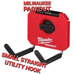 Milwaukee PACKOUT Small Straight Utility Hook for Packout Wall Plates (NEW)