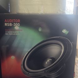 Focal Auditor Series RSB-300 12" Dual 4-Ohm Voice Coil Subwoofer. 