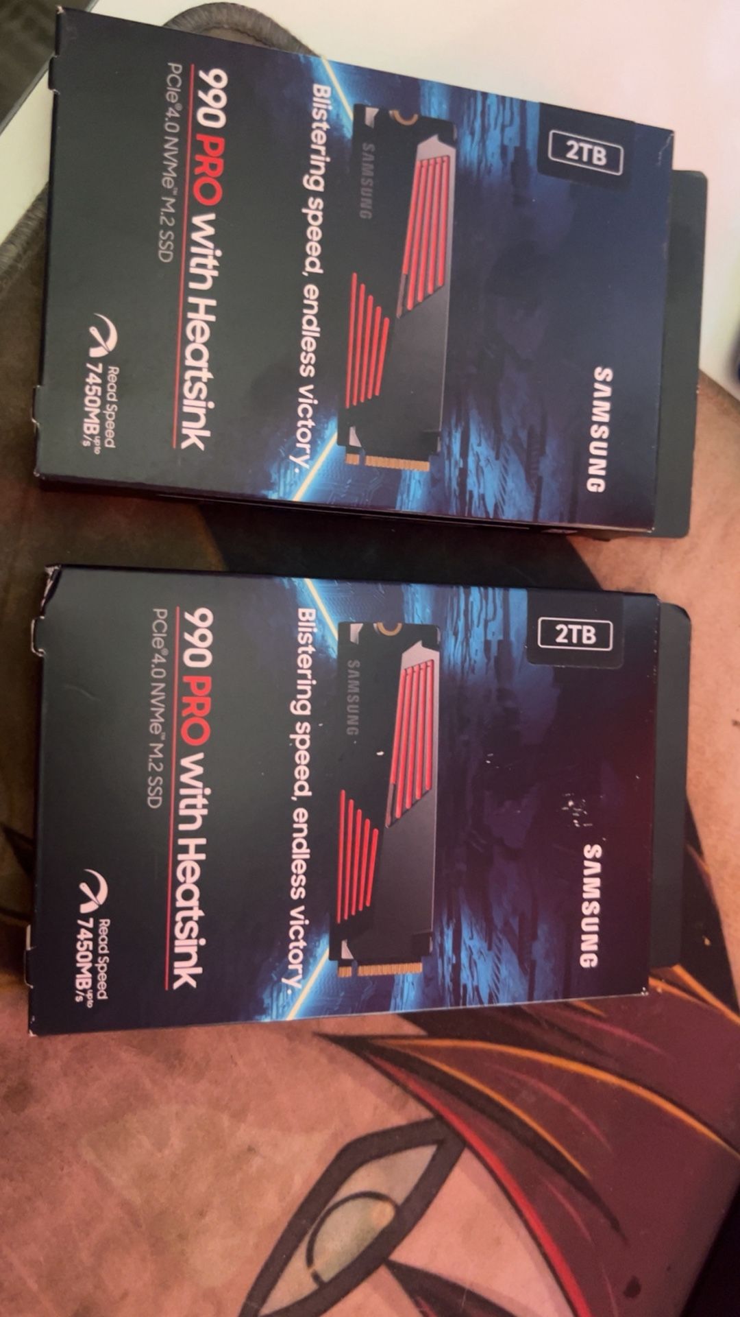 2 Tb 990 Pro With Heat Sink 180$ For 1. 