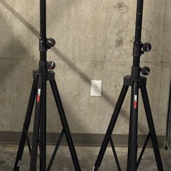 Proline Speaker Stands 2-Pack + Bag + Covers + Tripod – $85