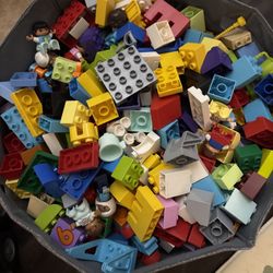 LEGO Duplo Large Bulk Lot + Storage Bin (16.3 lb)