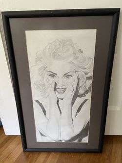 Pencil Art Drawing - Madonna