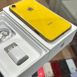 iPhone XR yellow