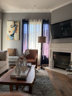 Curtains And White Panels