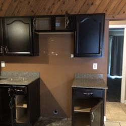 Brown Kitchen Cabinets 