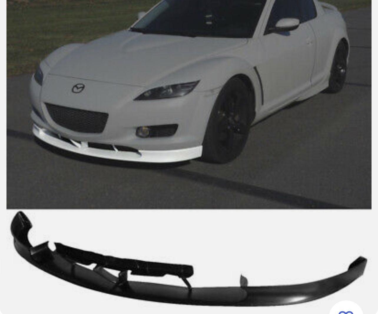 04-07 Mazda RX8 RX-8 4Dr OE Style Front Bumper Lip Spoiler - PU